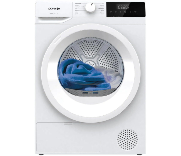 ZESTAW Gorenje Suszarka D2HNE7E+Pralka WNHEI72SAS+Łącznik SKHNE70W - 1551485 - zdjęcie 2